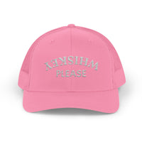 Load image into Gallery viewer, WHISKEY PLEASE (Upside-Down Script) — Trucker Hat