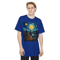 Load image into Gallery viewer, Starry Night Whiskey Tall Tee - Van Gogh Style (Hanes 518T Tall Tee)