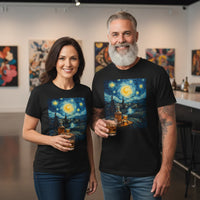 Load image into Gallery viewer, Starry Night Pour – Whiskey Art Apparel Collection | Barrelroom Society
