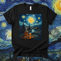 Load image into Gallery viewer, Starry Night Pour – Whiskey Art Apparel Collection | Barrelroom Society