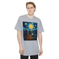 Load image into Gallery viewer, Starry Night Whiskey Tall Tee - Van Gogh Style (Hanes 518T Tall Tee)