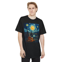 Load image into Gallery viewer, Starry Night Whiskey Tall Tee - Van Gogh Style (Hanes 518T Tall Tee)