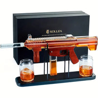 Load image into Gallery viewer, M-16 Machine Gun Whiskey Decanter Set
