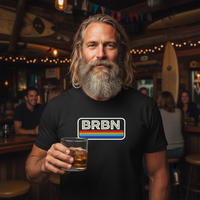 Load image into Gallery viewer, BRBN Retro Bourbon Vintage Stripe