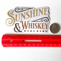 Load image into Gallery viewer, Sunshine and Whiskey Matte Sticker
