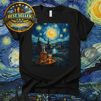 Load image into Gallery viewer, Starry Night Pour – Whiskey Art Apparel Collection | Barrelroom Society