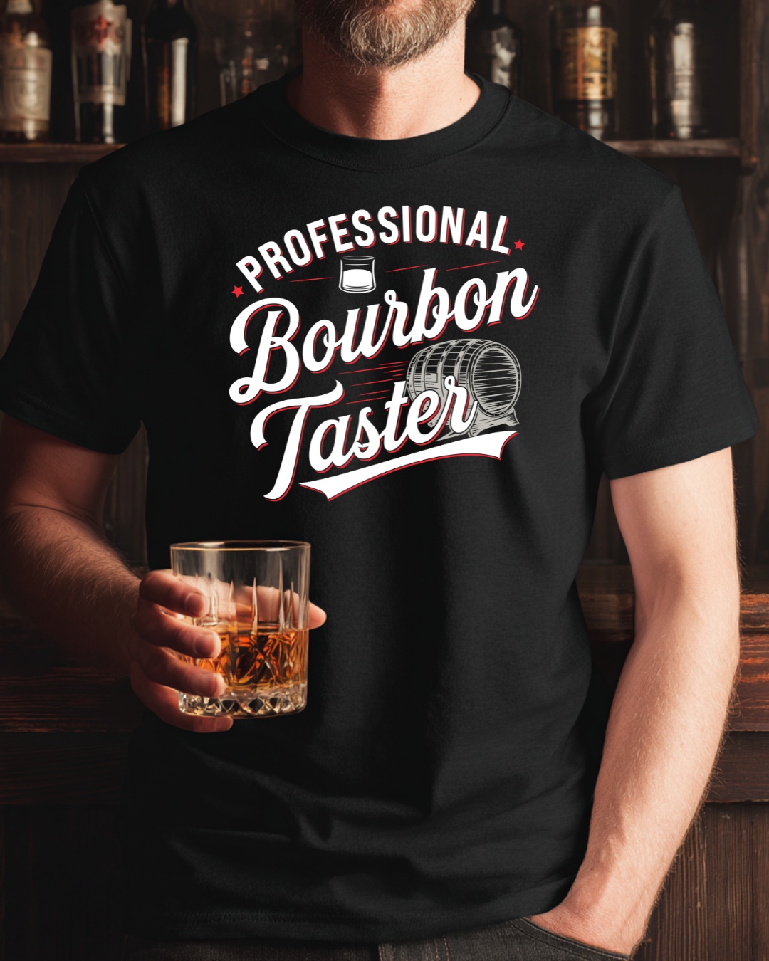 Professional Bourbon Taster Heavyweight Unisex Crewneck T-shirt