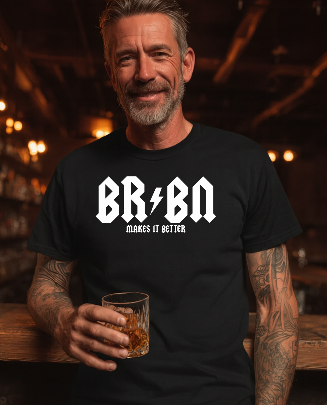 BR/BN Makes It Better Premium Tee– Rock Hard. Sip Smooth