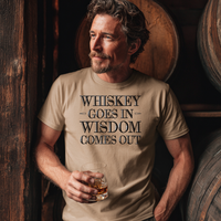 Load image into Gallery viewer, Whiskey In Wisdom Out T-Shirt