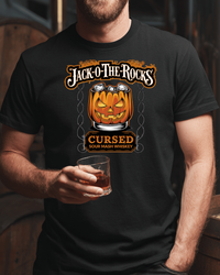 Load image into Gallery viewer, Jack-O-The-Rocks: Cursed Sour Mash Whiskey | Limited Halloween Edition T-shirt