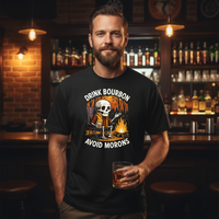 Load image into Gallery viewer, Drink Bourbon – Avoid Morons Heavyweight Crewneck T-shirt
