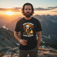Load image into Gallery viewer, Drink Bourbon – Avoid Morons Heavyweight Crewneck T-shirt
