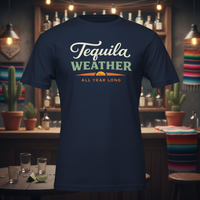 Load image into Gallery viewer, Tequila Weather Premium Unisex Crewneck Tee