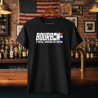 Load image into Gallery viewer, Bourbon: A Real American Hero Tee, Hoodie &amp; Pullover | Bella+Canvas &amp; Gildan Collection