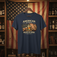 Load image into Gallery viewer, American by Birth, Aged in Oak Premium Unisex Crewneck Tee