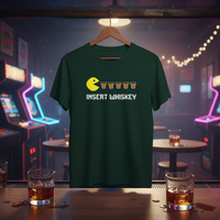Load image into Gallery viewer, Insert Whiskey Retro Arcade Premium Unisex Crewneck Tee