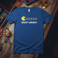 Load image into Gallery viewer, Insert Whiskey Retro Arcade Premium Unisex Crewneck Tee