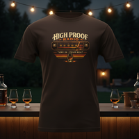 Load image into Gallery viewer, High Proof Radio Whiskey Tee Tune In Pour Neat Premium Unisex Crewneck Tee