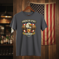 Load image into Gallery viewer, American Spirit Bourbon Heritage - Aged in Oak Not Fear Premium Unisex Crewneck Tee