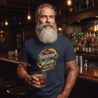 Load image into Gallery viewer, Bourbon Goes In, Wisdom Comes Out Premium T-shirt