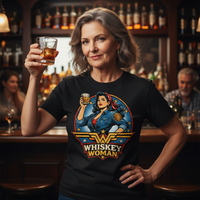 Load image into Gallery viewer, Whiskey Woman Vintage Americana Premium Unisex Crewneck Tee