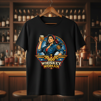 Load image into Gallery viewer, Whiskey Woman Vintage Americana Premium Unisex Crewneck Tee